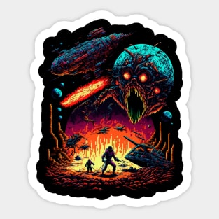 Alien Invasion 1 Sticker